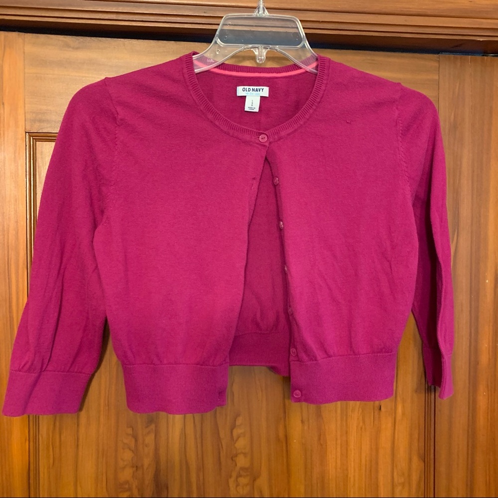 Old Navy Pink Short Sweater
